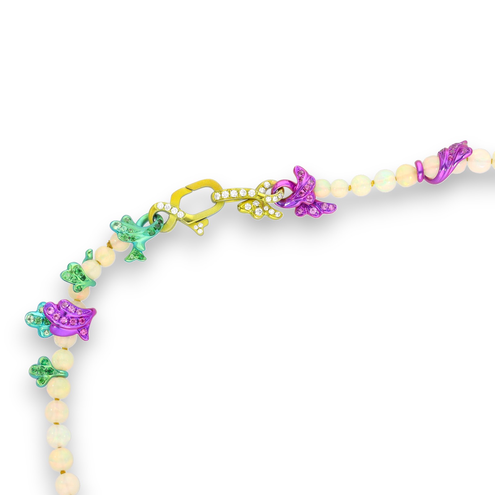 umbalite garnet and opal necklace (copy)