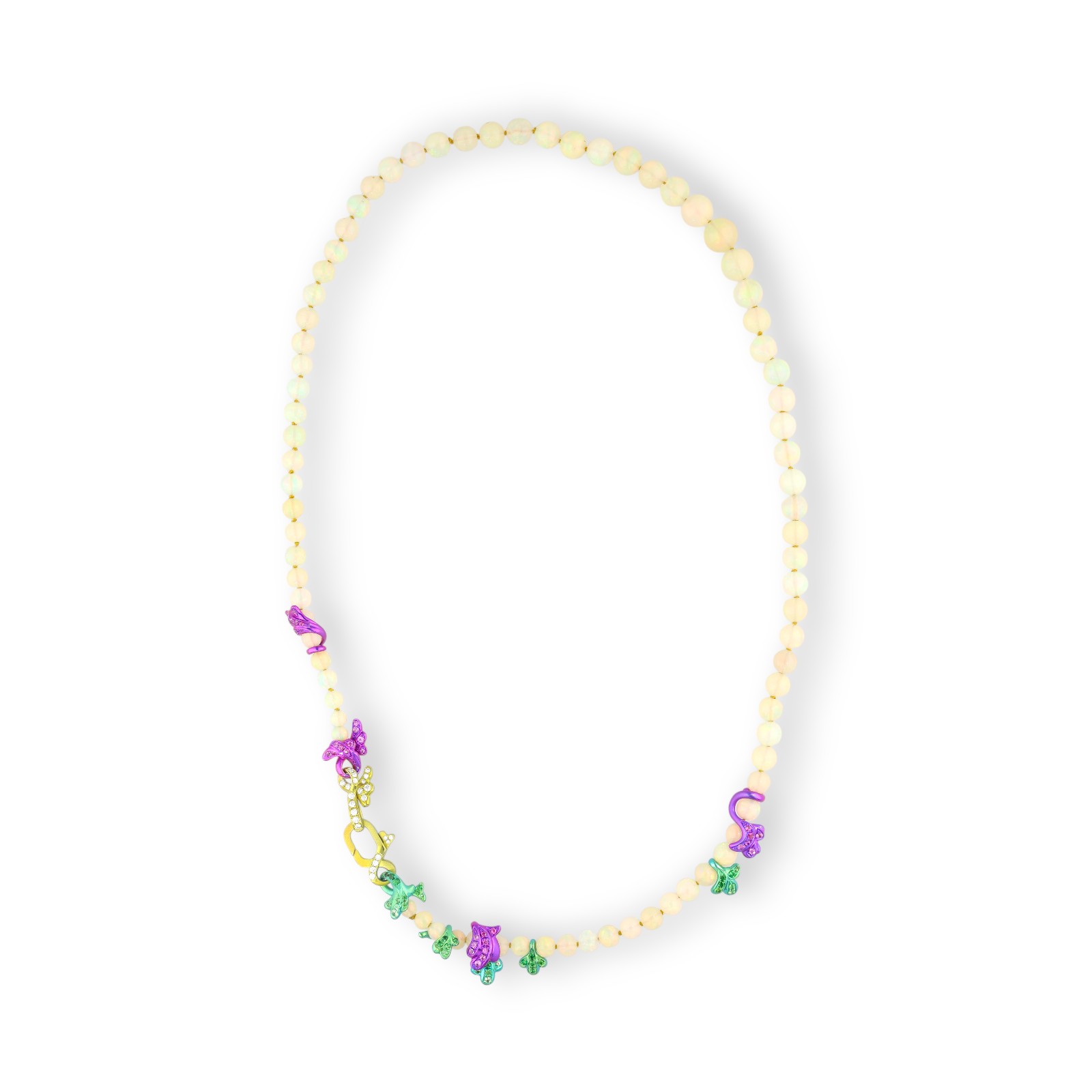 umbalite garnet and opal necklace (copy)