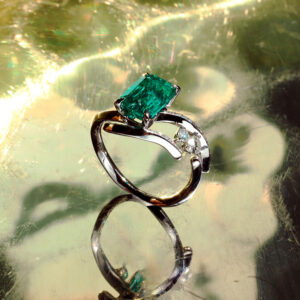 custom made emerald ring