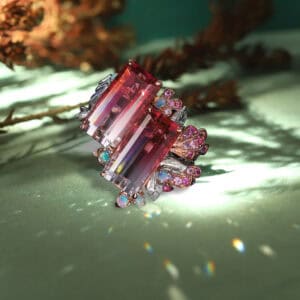 Rubelite Sakura Ring