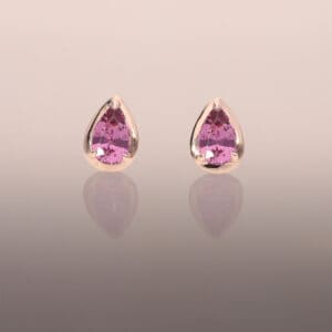 Malaia Garnet Studs