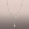 Angel Necklace with Mother-of-Pearl and Tanzanites