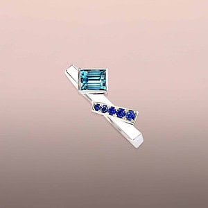 Arabian Blue Zircon Ring