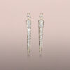 Moonstone and Diamond Earring Wands