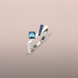 Arabian Blue Zircon Ring